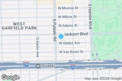 Map image of the property - 3940 W Gladys Ave