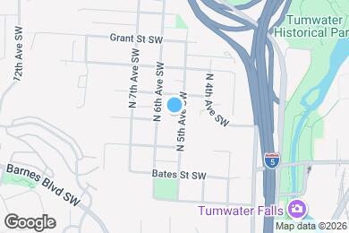 Map image of the property - 407 N 5th Ave SW