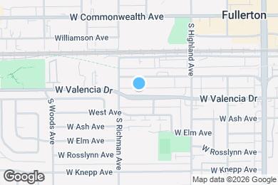 Map image of the property - 437-443 W Valencia Dr