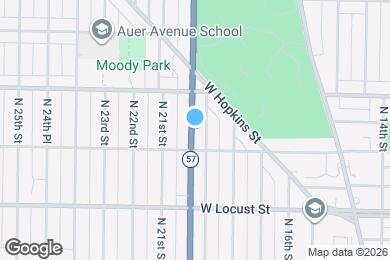 Map image of the property - 3024 N 20th St