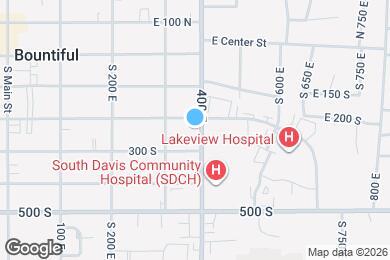 Map image of the property - 210 S 400 E