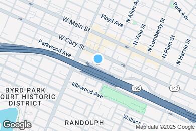 Map image of the property - 1826 Parkwood Ave