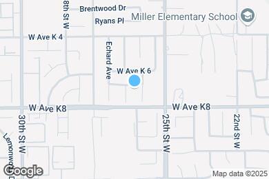 Map image of the property - 2552 W Avenue K7