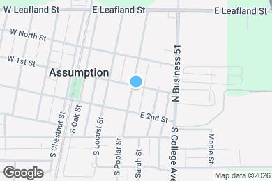 Map image of the property - 116 N Poplar St