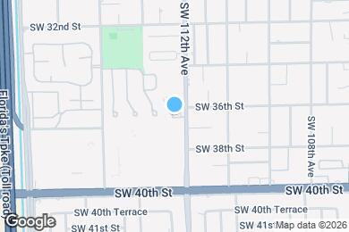 Map image of the property - 3630 SW 112th Ave