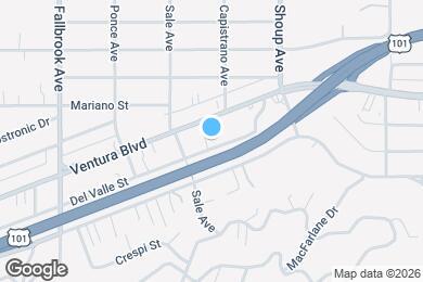 Map image of the property - 22515 Del Valle St