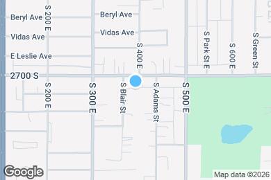 Map image of the property - 394 E 2700 S