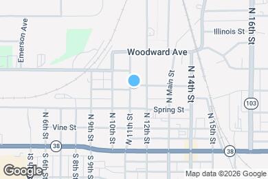 Map image of the property - 330 N 11th St