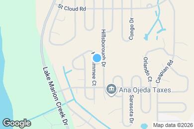 Map image of the property - 1417 Kissimmee Ct