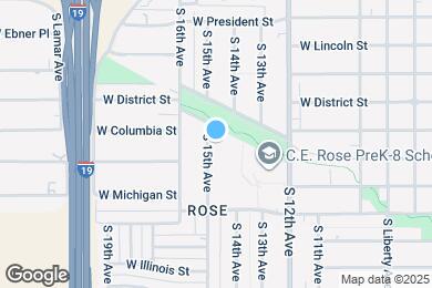 Map image of the property - 4319 S 15th Ave
