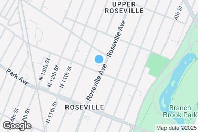 Map image of the property - 334 Roseville Ave