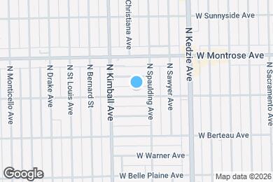 Map image of the property - 3318 W Cullom Ave