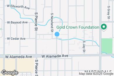 Map image of the property - 6597 West Cedar Avenue