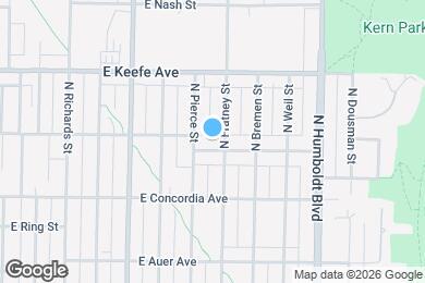 Map image of the property - 718 E Townsend St