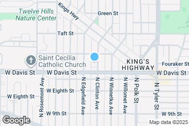 Map image of the property - 619 N Clinton Ave