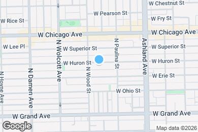 Map image of the property - 1739 W Huron St