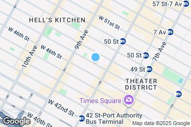 Map image of the property - 326 W 47th St