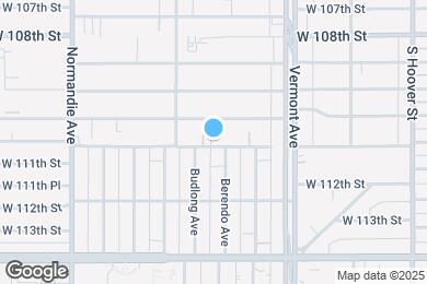 Map image of the property - 1115 W 111th St