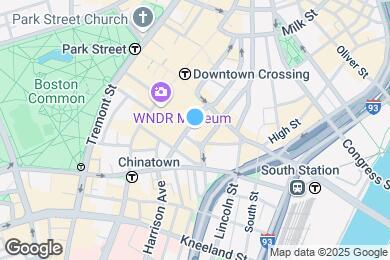 Map image of the property - 42 Chauncy St