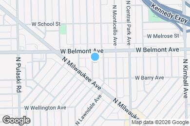 Map image of the property - 3141 N Ridgeway Ave