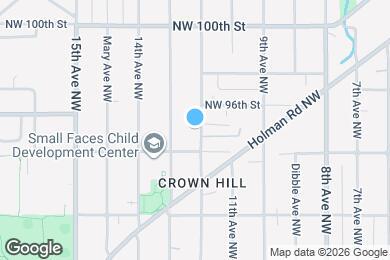 Map image of the property - 9521 12th Ave NW