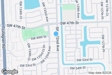 Map image of the property - 13200 SW 49th St