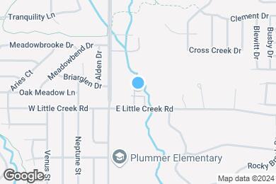 Map image of the property - Little Creek Apartments