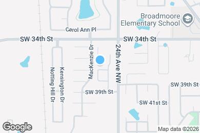 Map image of the property - 813 SW 37th St