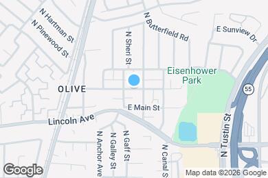 Map image of the property - 166 E Buena Vista Ave