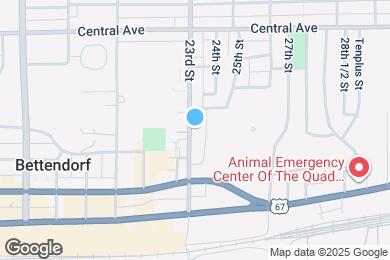 Map image of the property - 601 23rd St