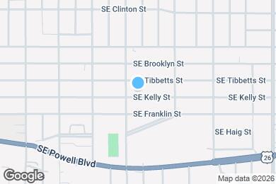 Map image of the property - 3329 SE Kelly St
