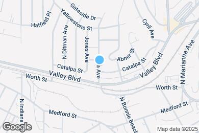 Map image of the property - 1836 Boca Ave