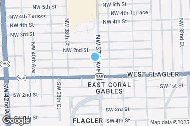 Map image of the property - 60 NW 37th Ave