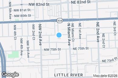 Map image of the property - 70 NW 77th St