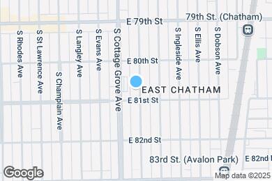 Map image of the property - 8046 S Maryland Ave