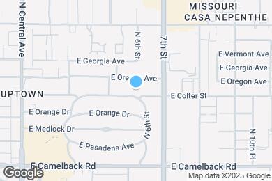 Map image of the property - 538 E Colter St