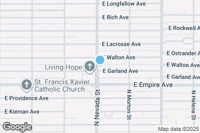Map image of the property - 3934 N Nevada St