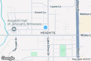 Map image of the property - 1616 Lake Elmo Dr