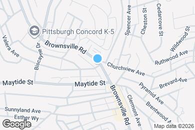 Map image of the property - 2552 Brownsville Rd