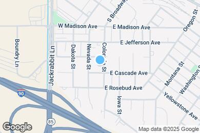 Map image of the property - 705 Colorado St