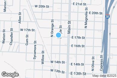 Map image of the property - 1617 Maple St