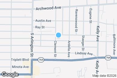 Map image of the property - 1093 Georgia Ave