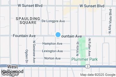 Map image of the property - 7550 Fountain Ave