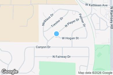 Map image of the property - 2120 W Hogan St