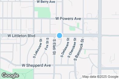 Map image of the property - 5713 S Elati Way