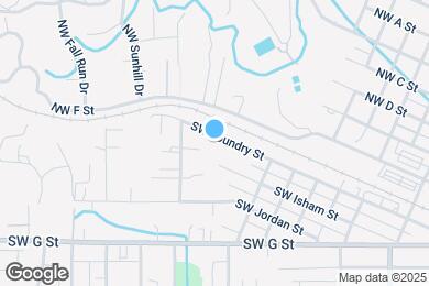 Map image of the property - 1337 SW Foundry St