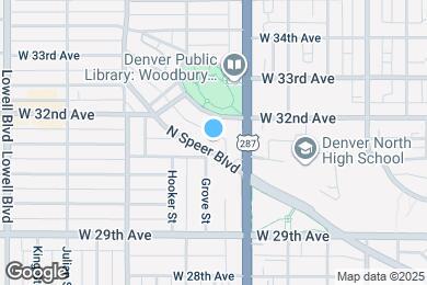 Map image of the property - 3064 N Speer Blvd