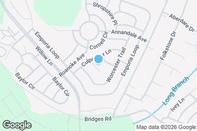 Map image of the property - 1817 Crandon Ct