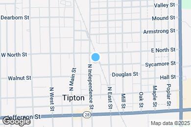 Map image of the property - 327 N Independence St