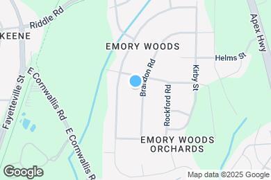 Map image of the property - 833 Brandon Rd
